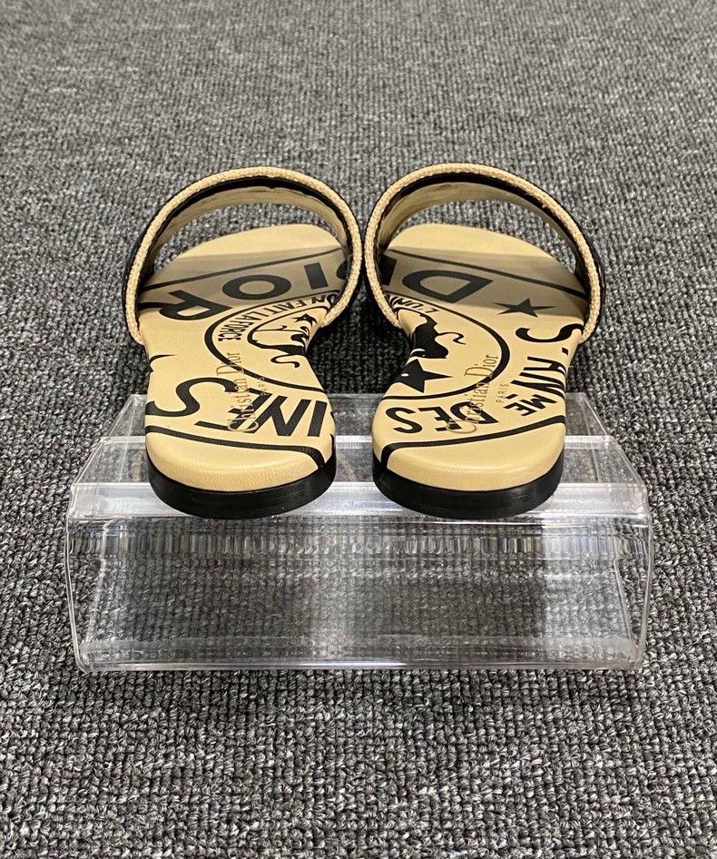 Dior Classic Logo Slide Sandals by Dior Size US 5 / IT 35 - 5 Thumbnail