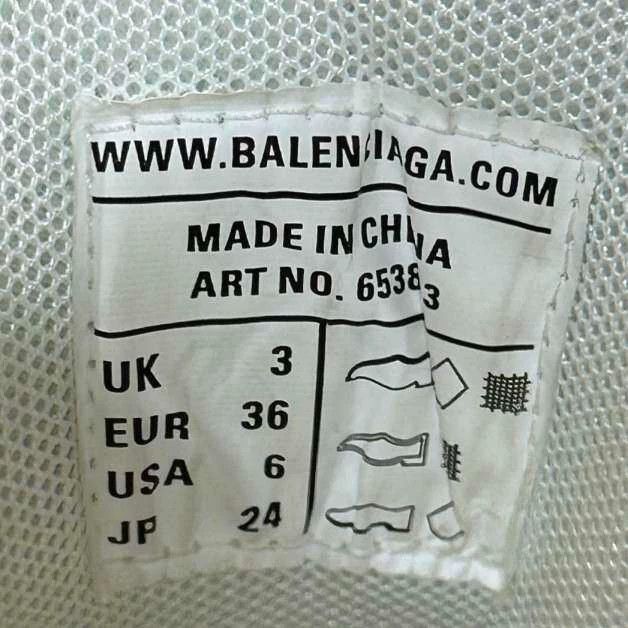 Balenciaga White Balenciaga Track Half Slippers Size US 6 / IT 36 - 8 Thumbnail