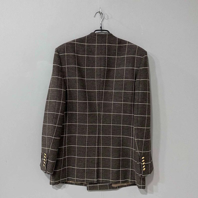 Gucci Gucci Checked Wool Blazer Jacket Size L / US 10 / IT 46 - 3 Thumbnail