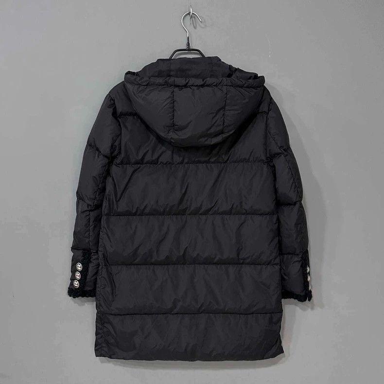 Miu Miu Black Lace Down Jacket by MIUMIU Size S / US 4 / IT 40 - 3 Thumbnail