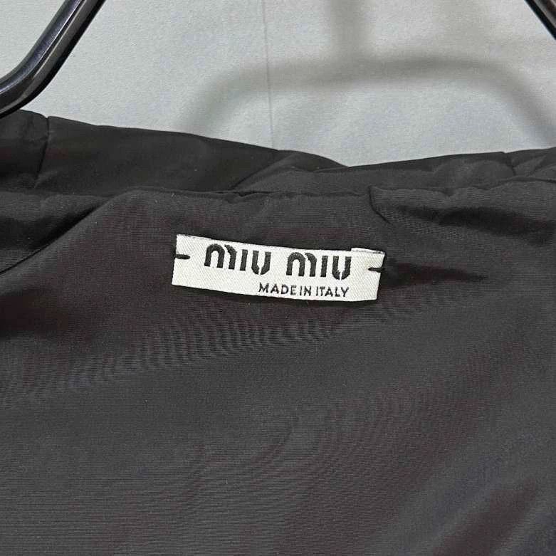 Miu Miu Black Lace Down Jacket by MIUMIU Size S / US 4 / IT 40 - 4 Thumbnail