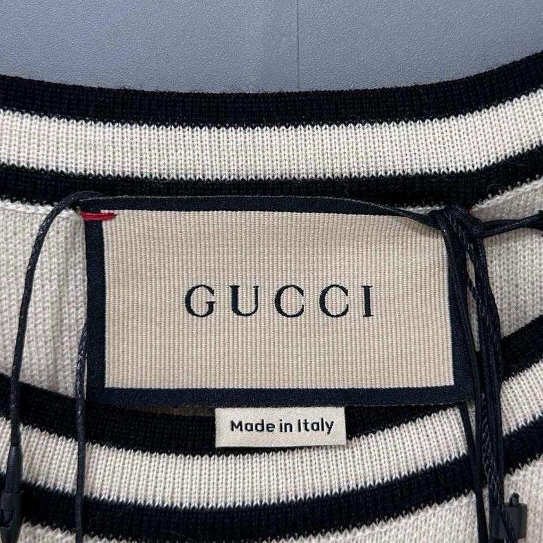 Gucci Gucci Beige Logo Dress with Trim Size XL / US 12-14 / IT 48-50 - 4 Thumbnail