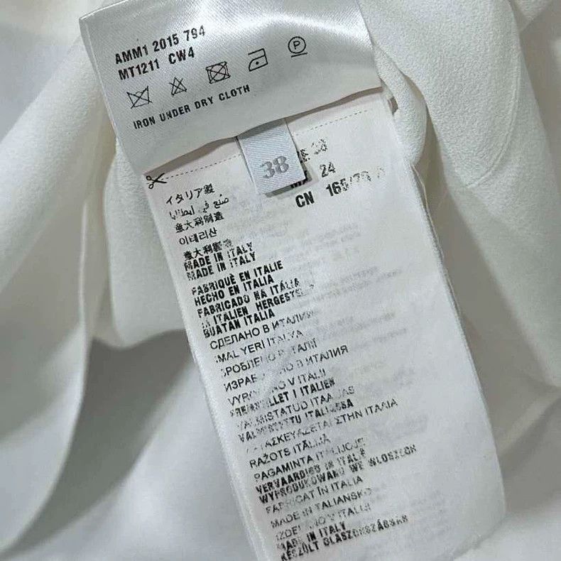 Miu Miu White Ruffled Collar Top by MIUMIU Size M / US 6-8 / IT 42-44 - 6 Thumbnail