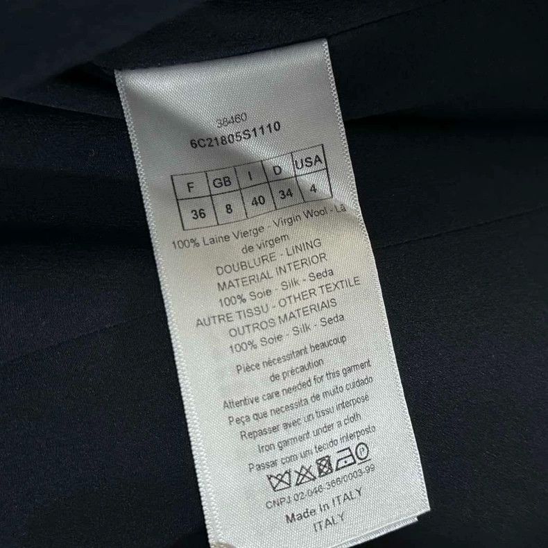 Dior Dior Long Tailored Outerwear Coat Size S / US 4 / IT 40 - 5 Thumbnail