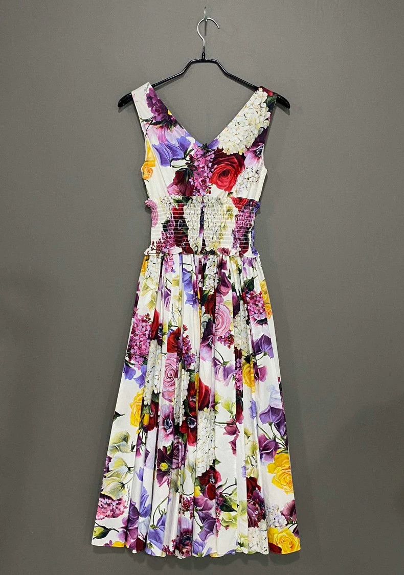 Dolce & Gabbana Floral Dress by Dolce & Gabbana Size S / US 4 / IT 40 - 3 Thumbnail