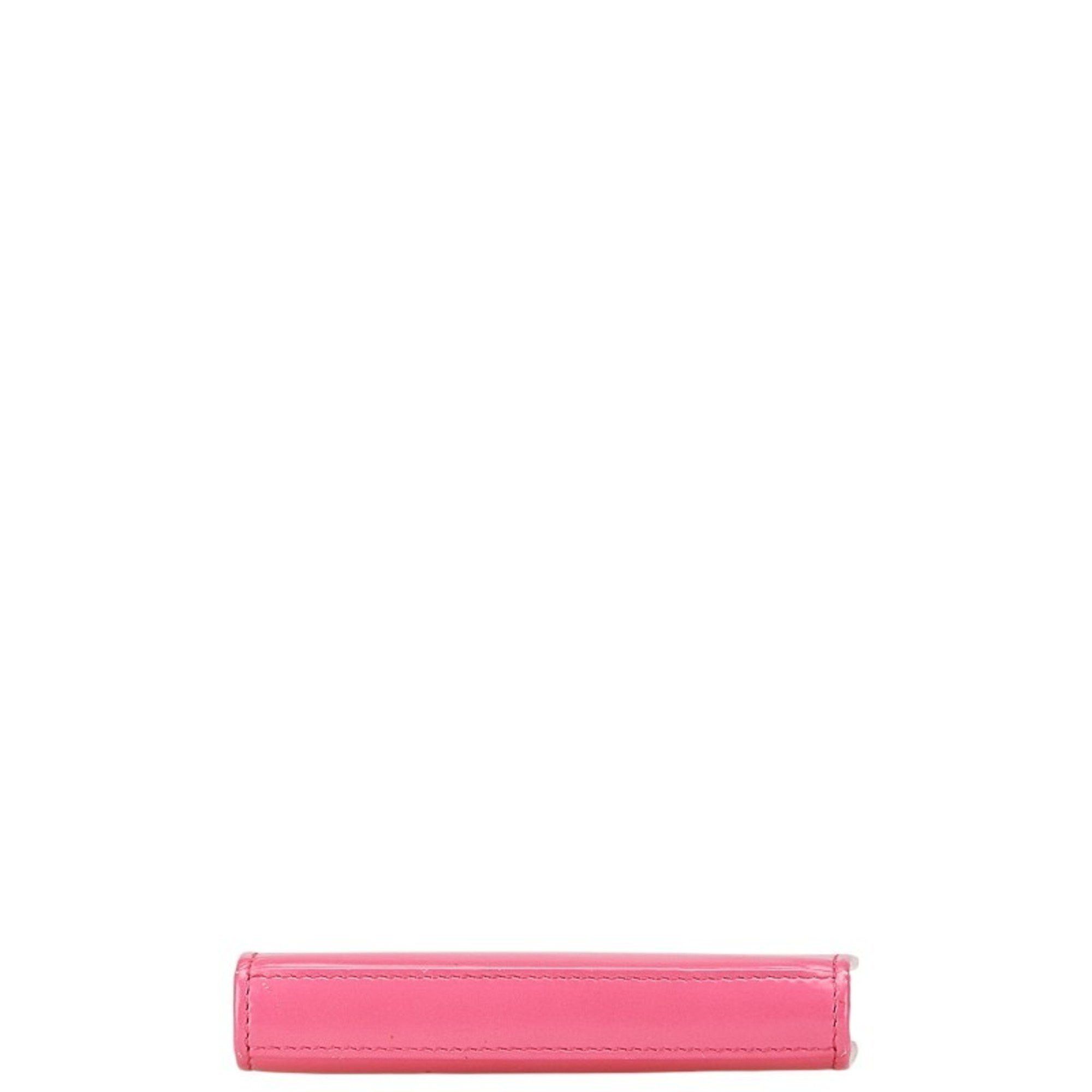 Saint Laurent Paris Saint Laurent Round Coin Case 326598 Pink Leather Women's SAINT LAURENT Size ONE SIZE - 3 Thumbnail