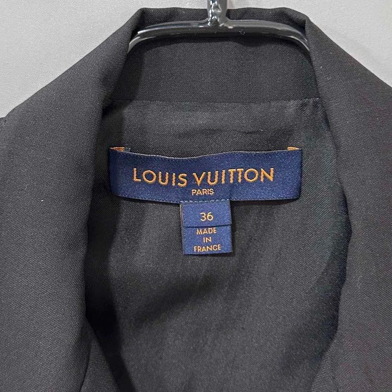 Louis Vuitton Black Louis Vuitton Double Breast Blazer Size S / US 4 / IT 40 - 5 Thumbnail