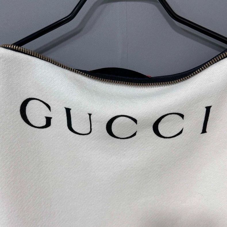 Gucci Beige Stylish Zip-Front Sweatshirt by Gucci Size XS / US 0-2 / IT 36-38 - 5 Thumbnail