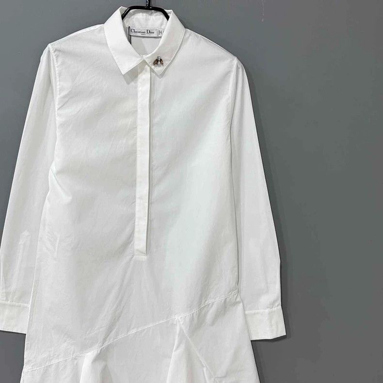 Dior Dior Bee Embellished Shirt Dress Size XS / US 0-2 / IT 36-38 - 2 Thumbnail
