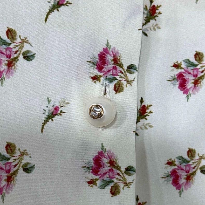 Gucci Cherry Print Bow Tie Dress by Gucci Size S / US 4 / IT 40 - 6 Thumbnail