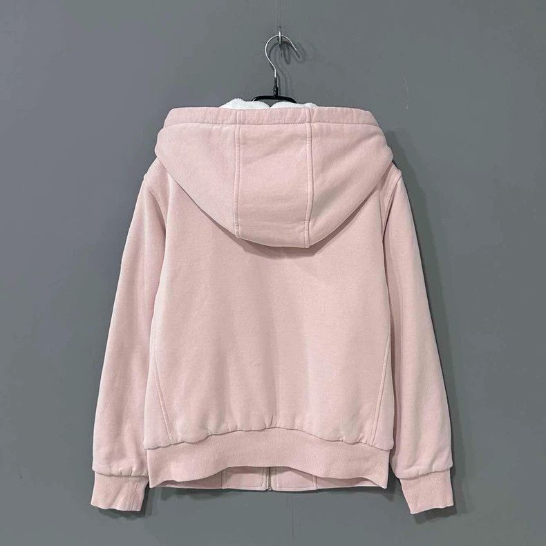 Moose Knuckles Pink Zip-Up Hooded Sweatshirt Size M / US 6-8 / IT 42-44 - 3 Thumbnail