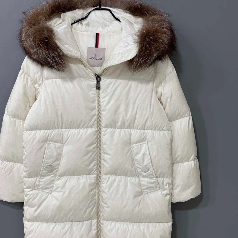 Moncler Long Puffer Coat with Fox Fur Hood Size L / US 10 / IT 46 - 2 Thumbnail