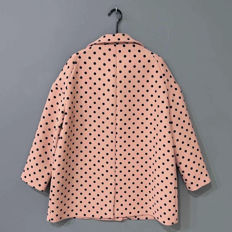 Valentino Polka Dot Mid-Length Coat by Valentino Size M / US 6-8 / IT 42-44 - 3 Thumbnail