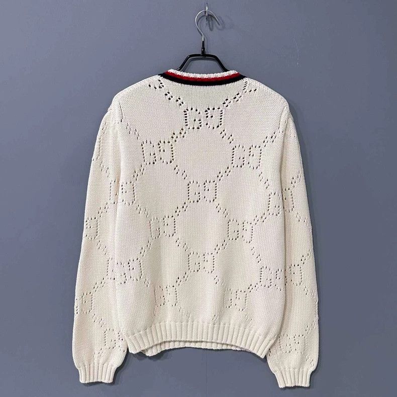 Gucci Gucci Knit Sweater with Cut-Out Design Size L / US 10 / IT 46 - 3 Thumbnail