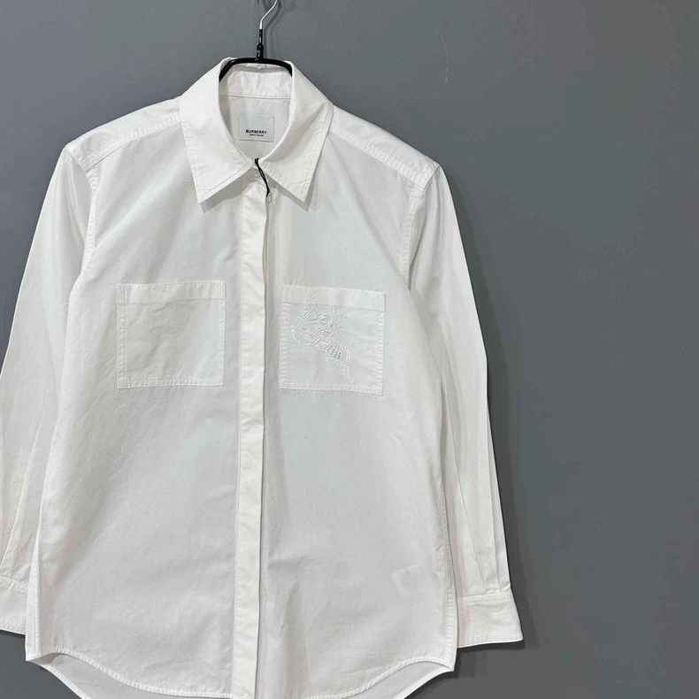 Burberry Burberry Long Sleeve Logo Shirt Size XS / US 0-2 / IT 36-38 - 2 Thumbnail