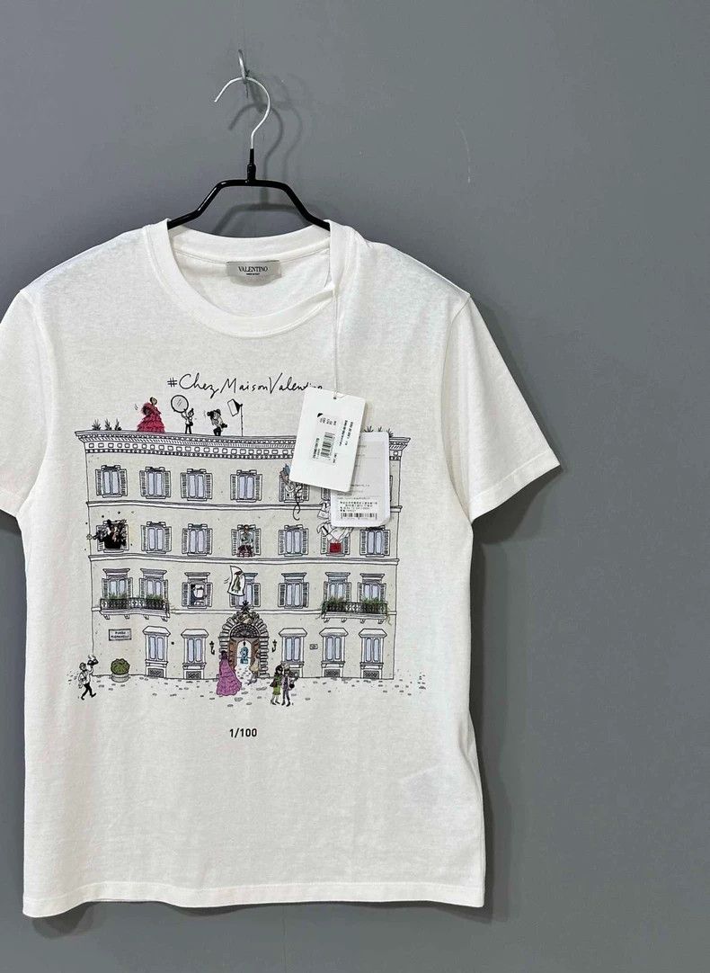 Valentino Valentino Cartoon Silhouette Short Sleeve Top Size XS / US 0-2 / IT 36-38 - 2 Thumbnail