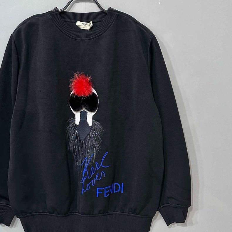 Fendi Limited Edition Fendi Sweatshirt with Signature Size M / US 6-8 / IT 42-44 - 3 Thumbnail