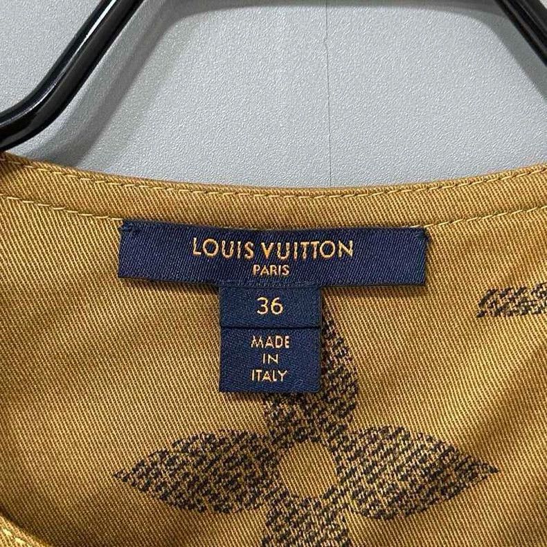 Louis Vuitton Louis Vuitton Logo Print Dress Size 36 Size S / US 4 / IT 40 - 4 Thumbnail