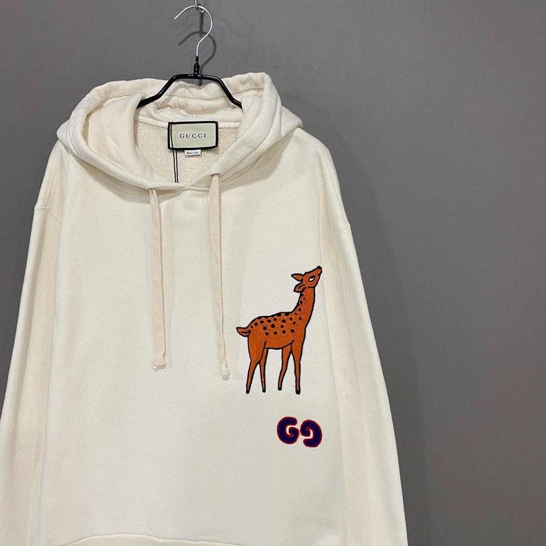 Gucci GUCCI Hoodie with Deer Logo Size XS / US 0-2 / IT 36-38 - 3 Thumbnail