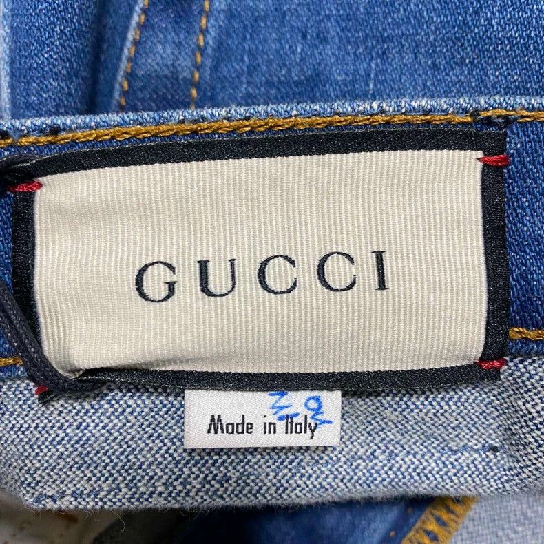 Gucci Blue Flared Denim Pants by Gucci Size 25" / US 0 / IT 36 - 5 Thumbnail