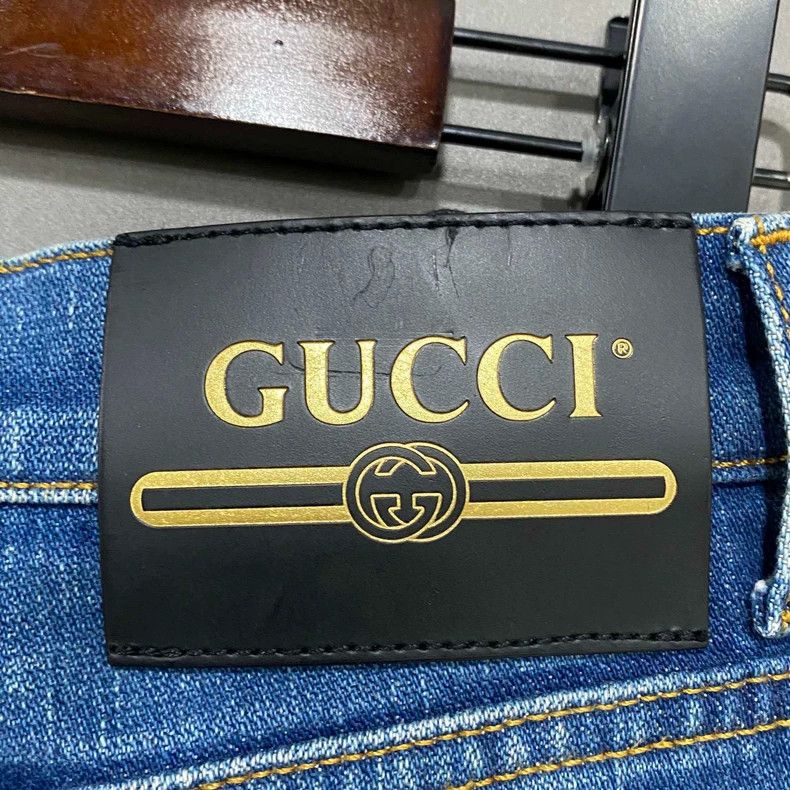Gucci Blue Flared Denim Pants by Gucci Size 25" / US 0 / IT 36 - 4 Thumbnail