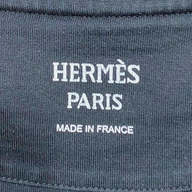 Hermes White Note Wing Print Cotton Tee Size L / US 10 / IT 46 - 5 Thumbnail