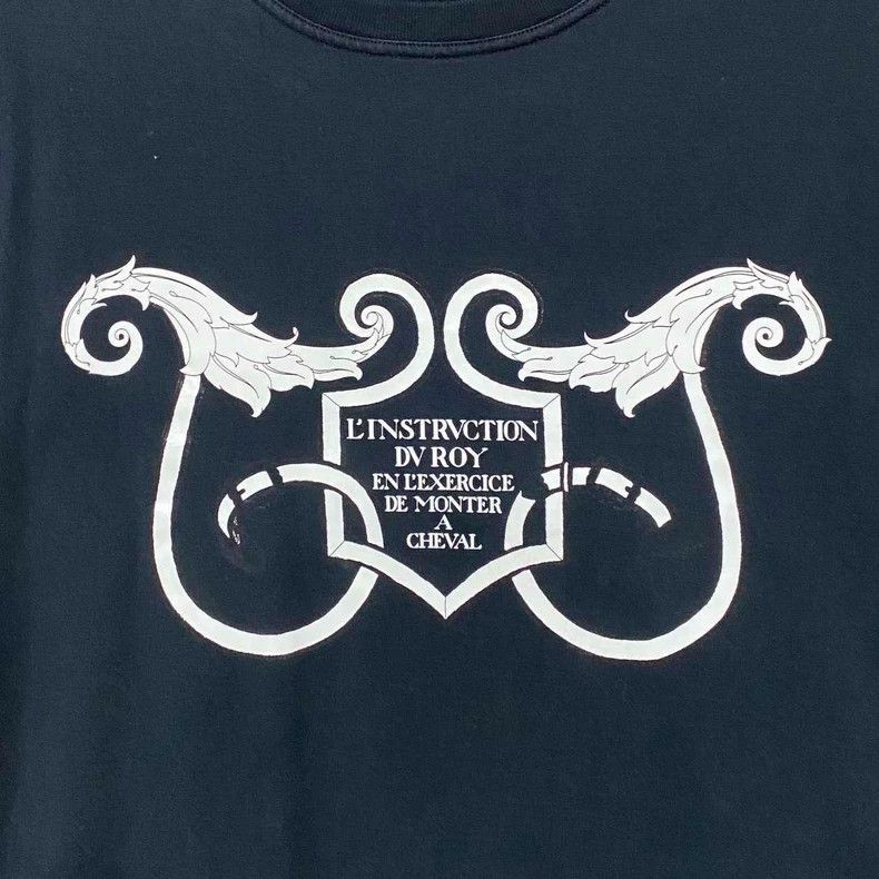 Hermes White Note Wing Print Cotton Tee Size L / US 10 / IT 46 - 2 Thumbnail