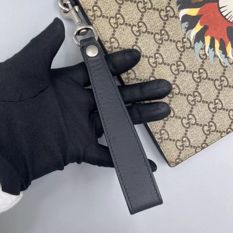 Gucci Gucci Vintage Tiger Head Clutch Bag Size ONE SIZE - 6 Thumbnail