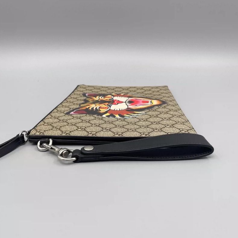 Gucci Gucci Vintage Tiger Head Clutch Bag Size ONE SIZE - 4 Thumbnail