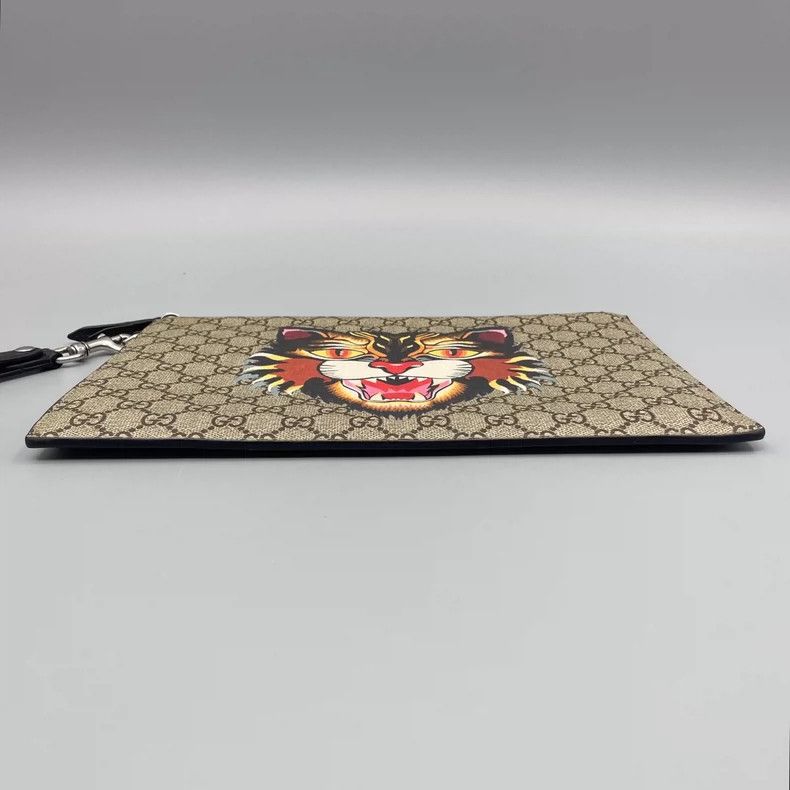 Gucci Gucci Vintage Tiger Head Clutch Bag Size ONE SIZE - 3 Thumbnail