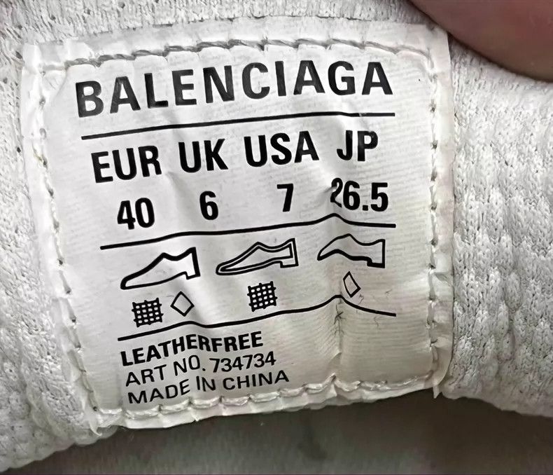 Balenciaga Sneakers Size 3XL in Grey
