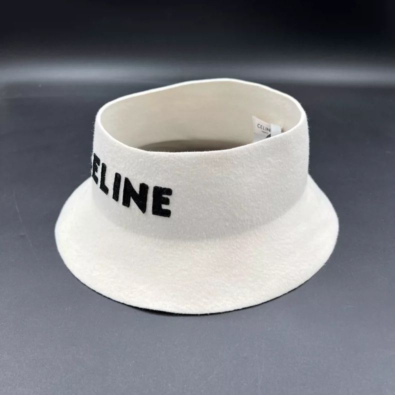 Celine Celine Embroidered Logo Fisherman Hat Size ONE SIZE - 4 Thumbnail