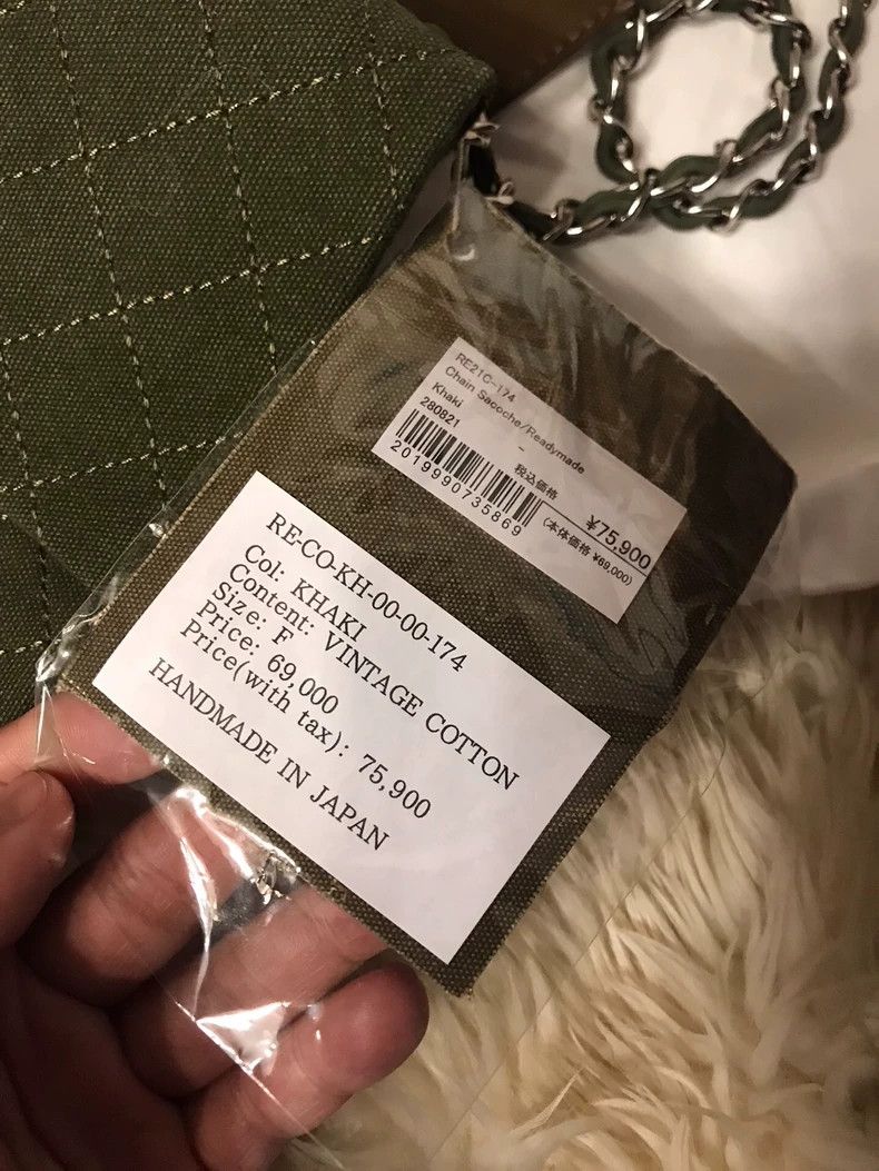 READYMADE Classic Green Messenger Envelope Bag Size ONE SIZE - 7 Thumbnail