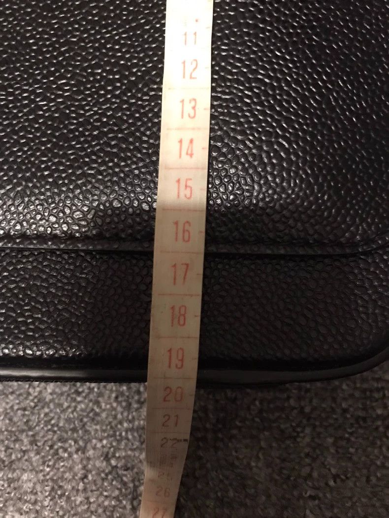 Thom Browne Thom Browne Leather Messenger Bag Size ONE SIZE - 8 Thumbnail