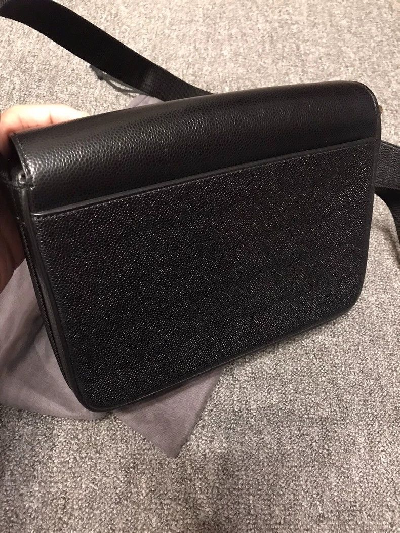 Thom Browne Thom Browne Leather Messenger Bag Size ONE SIZE - 4 Thumbnail