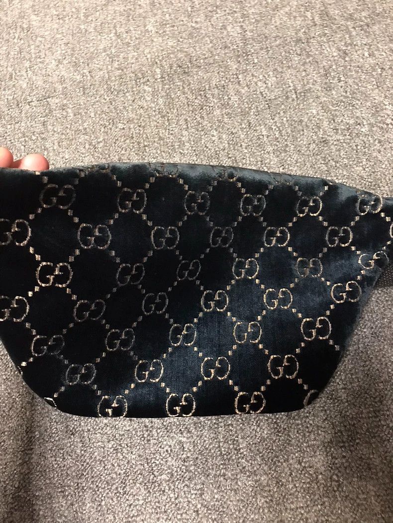 Gucci Gucci Velvet Fanny Pack with Logo Size ONE SIZE - 2 Thumbnail