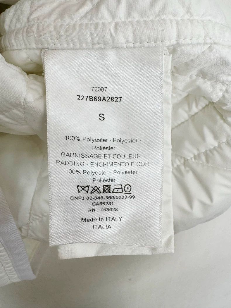 Dior Dior Quilted Cotton Jacket in White Size S / US 4 / IT 40 - 5 Thumbnail