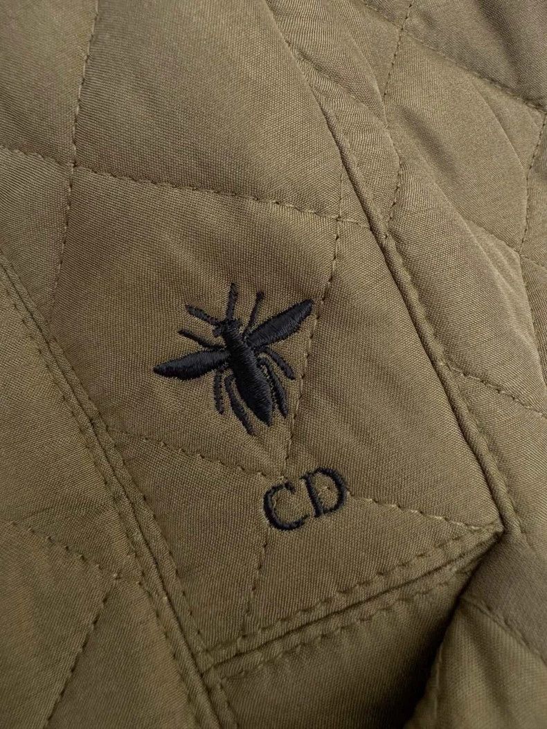 Dior Dior Olive Green Cotton Jacket with Tags Size S / US 4 / IT 40 - 3 Thumbnail