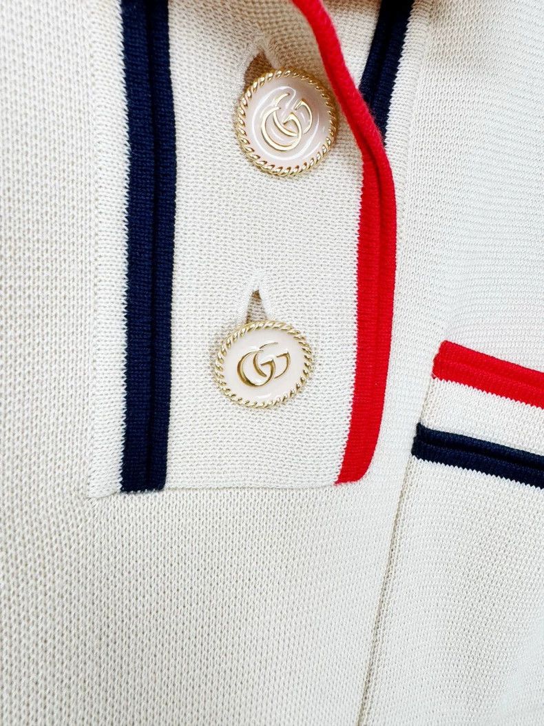 Gucci Gucci Wool Dress with Colorful Trim Size XS / US 0-2 / IT 36-38 - 3 Thumbnail