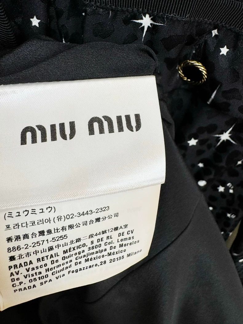 Prada Miumiu Silk Dress with Star Print Design Size S / US 4 / IT 40 - 5 Thumbnail