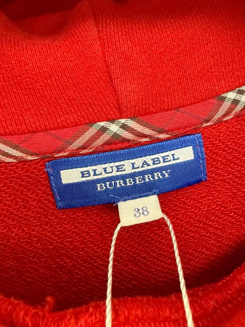 Burberry Burberry Red Hoodie Size 38 Size XS / US 0-2 / IT 36-38 - 2 Thumbnail