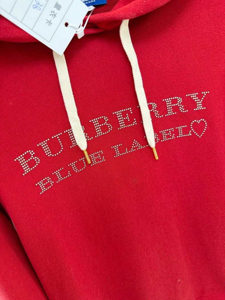 Burberry Burberry Red Hoodie Size 38 Size XS / US 0-2 / IT 36-38 - 3 Thumbnail
