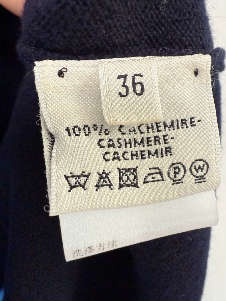 Hermes Hermes Cashmere Knit Top in Blue and Black Size S / US 4 / IT 40 - 3 Thumbnail
