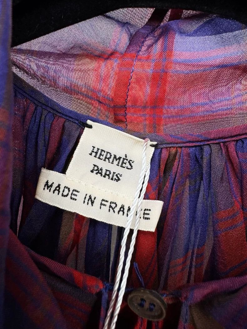 Hermes Hermes Silk Dress Size 36 Authentic Size S / US 4 / IT 40 - 2 Thumbnail