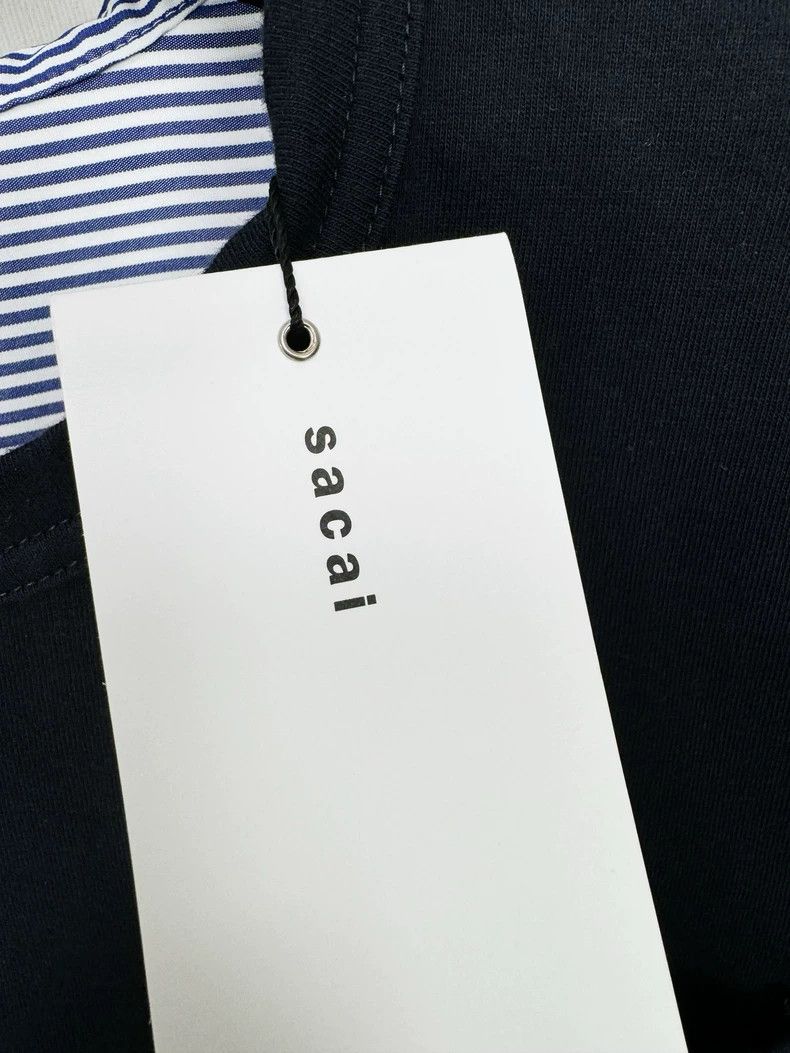 Sacai Sacai Short Sleeve T-Shirt with Tag Size S / US 4 / IT 40 - 2 Thumbnail