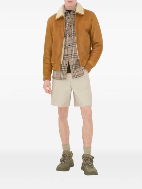 Burberry BURBERRY Men Shorts 8105550 C2524 Beige Size US 33 - 4 Thumbnail
