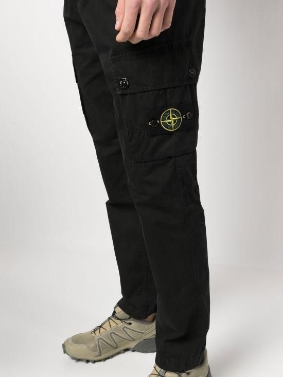 Stone Island STONE ISLAND Men Straight Pants 3100303S00WA V0129 Black Size US 33 - 5 Thumbnail