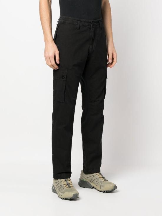 Stone Island STONE ISLAND Men Straight Pants 3100303S00WA V0129 Black Size US 33 - 4 Thumbnail