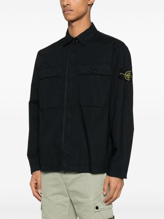 Stone Island STONE ISLAND Men Long Tops 1200015S0003 V0020 Blue Size US XL / EU 56 / 4 - 4 Thumbnail