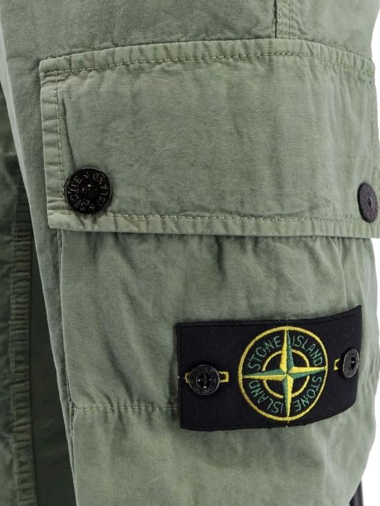 Stone Island STONE ISLAND Men Straight Pants 3100303S00WA V0159 Green Size US 32 / EU 48 - 3 Thumbnail